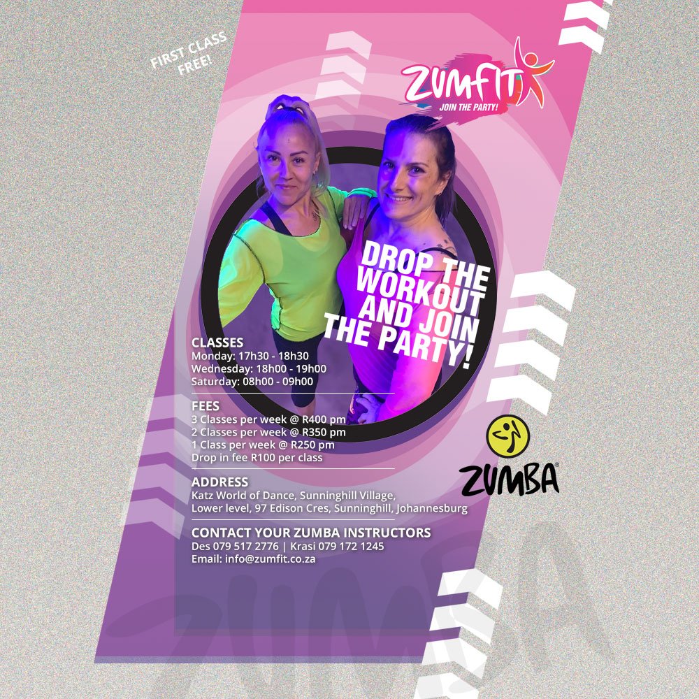 ZUMFIT Webpage Flyer